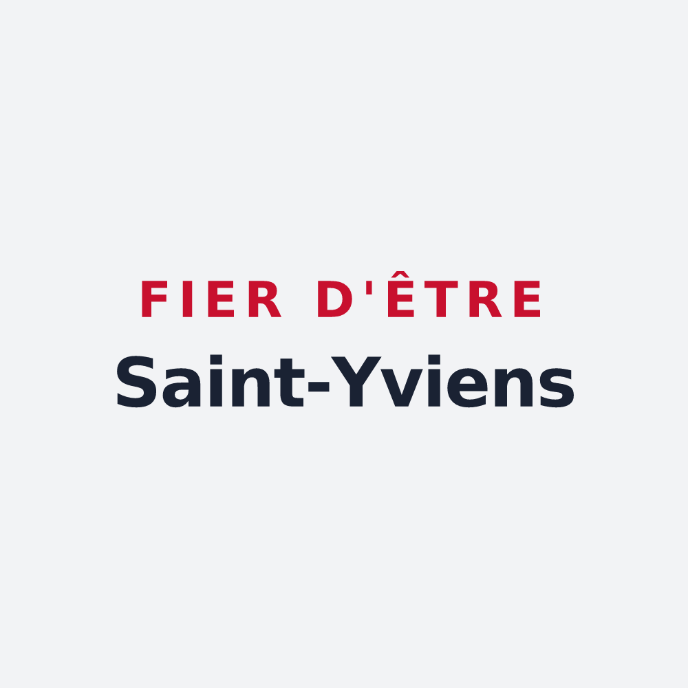 Poster « Fier d'être Saint-Yviens » — design pour Saint-Yvi