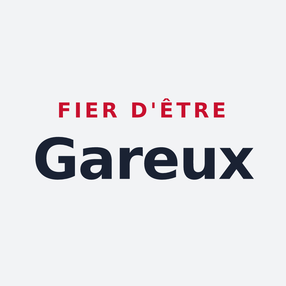 Poster « Fier d'être Gareux » — design pour Sainte-Agnès