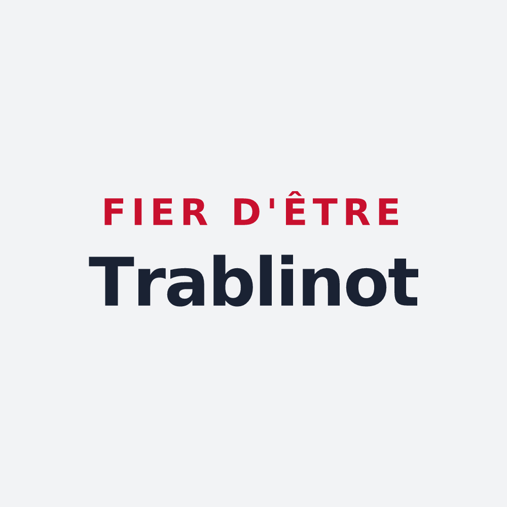 Poster « Fier d'être Trablinot » — design pour Sainte-Anne-sur-Gervonde