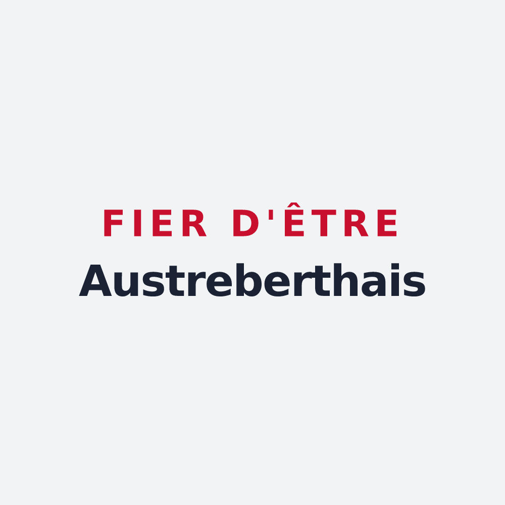 Poster « Fier d'être Austreberthais » — design pour Sainte-Austreberthe