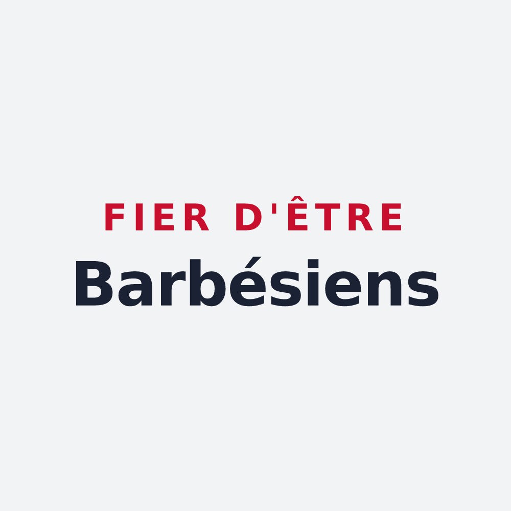 Poster « Fier d'être Barbésiens » — design pour Sainte-Barbe