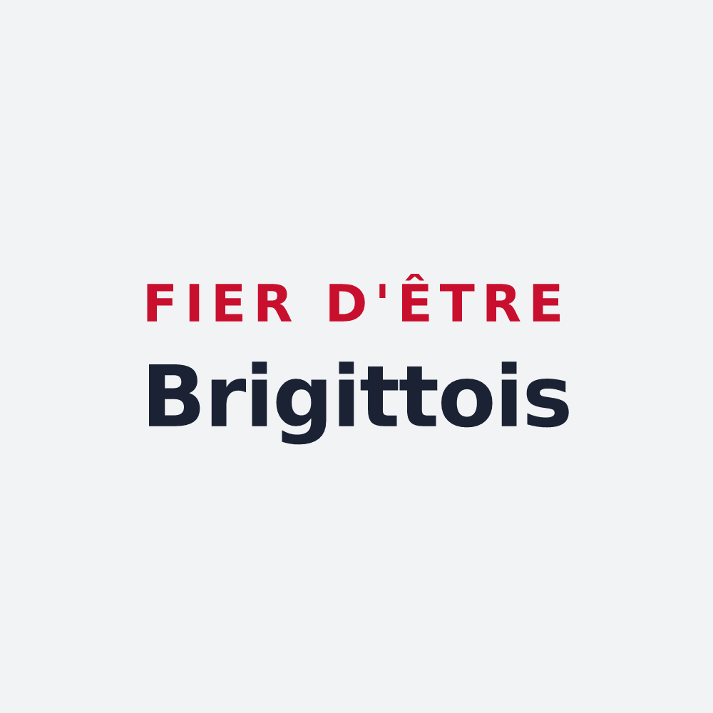 Poster « Fier d'être Brigittois » — design pour Sainte-Brigitte