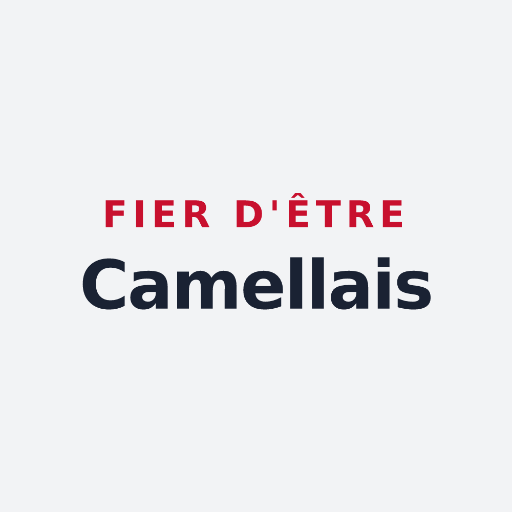 Poster « Fier d'être Camellais » — design pour Sainte-Camelle
