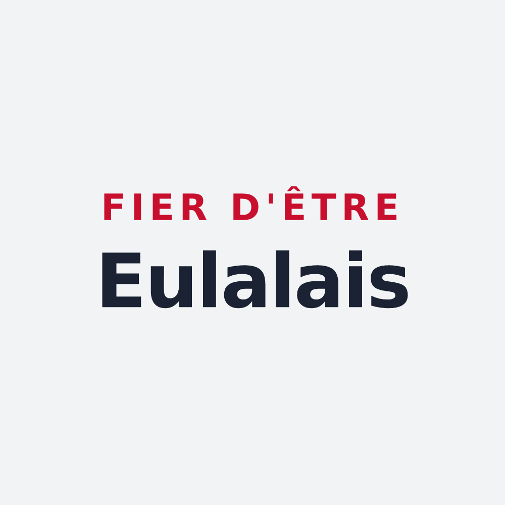 Poster « Fier d'être Eulalais » — design pour Sainte-Eulalie-d'Ans