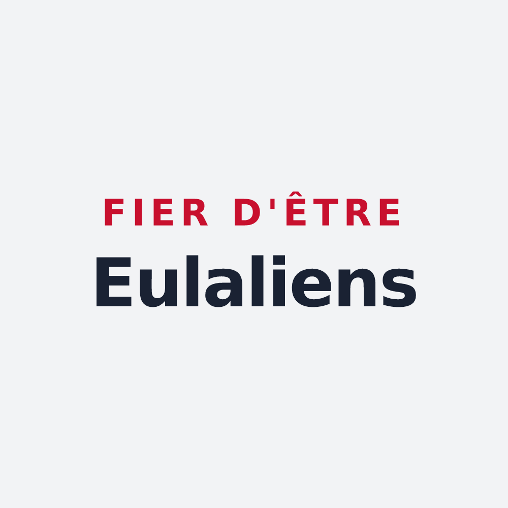 Poster « Fier d'être Eulaliens » — design pour Sainte-Eulalie