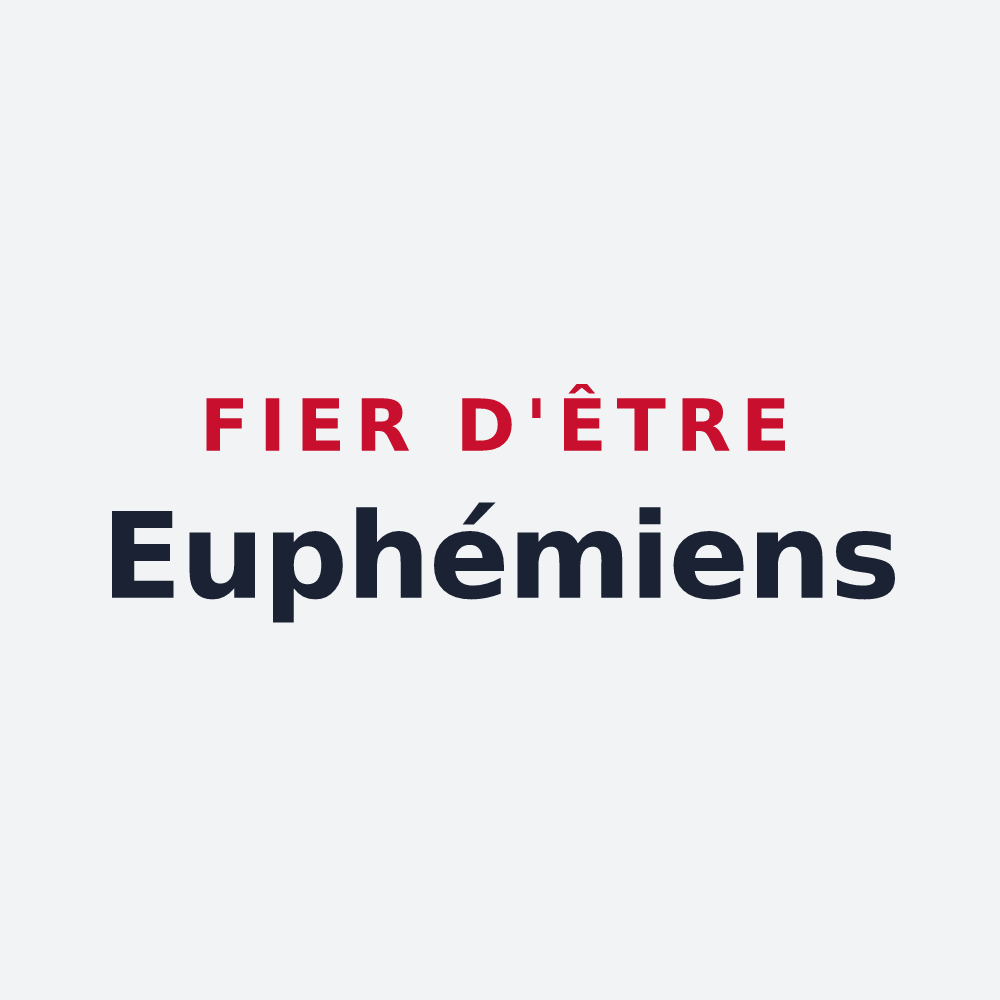 Poster « Fier d'être Euphémiens » — design pour Sainte-Euphémie