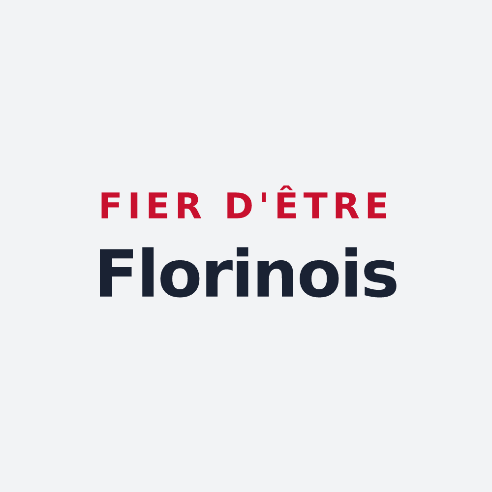 Poster « Fier d'être Florinois » — design pour Sainte-Florine