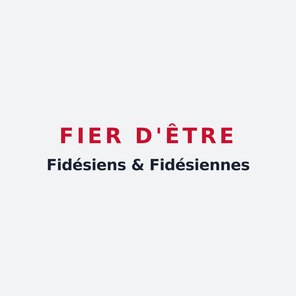Poster « Fier d'être Fidésiens & Fidésiennes » — design pour Sainte-Foy