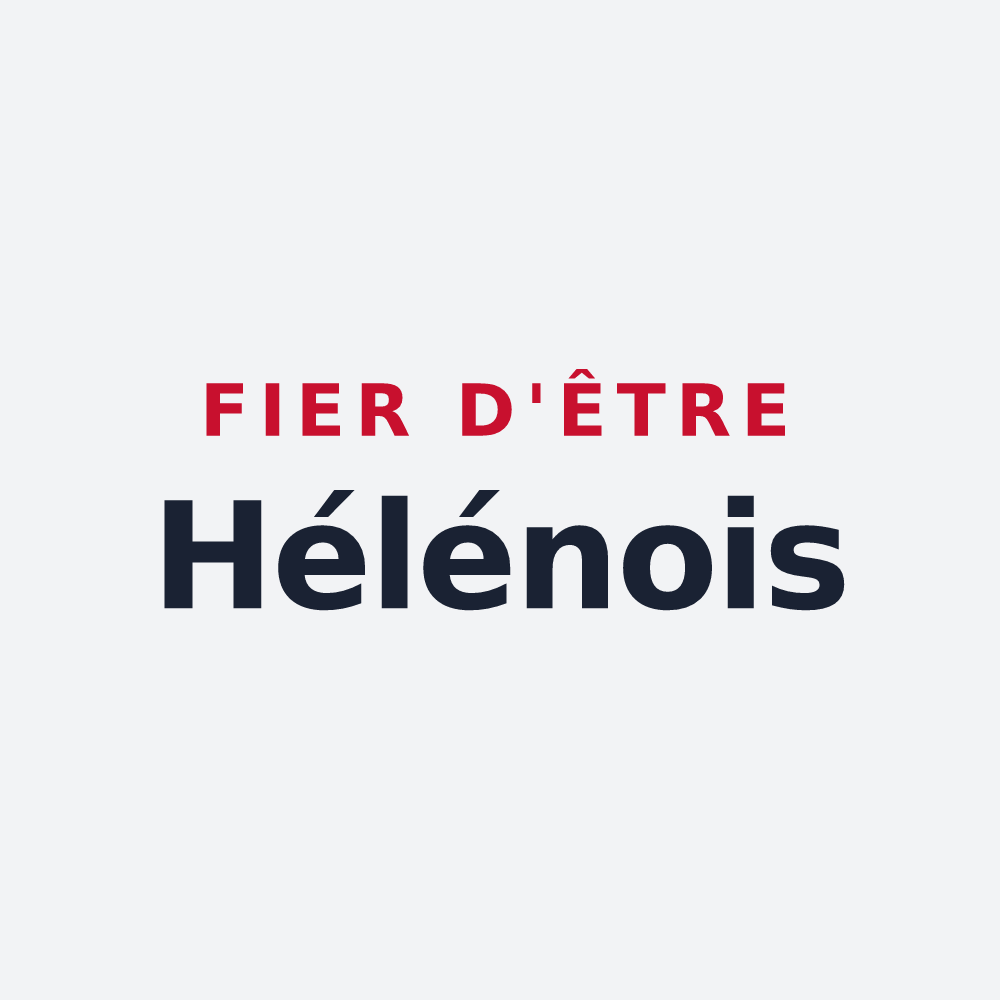 Poster « Fier d'être Hélénois » — design pour Sainte-Hélène