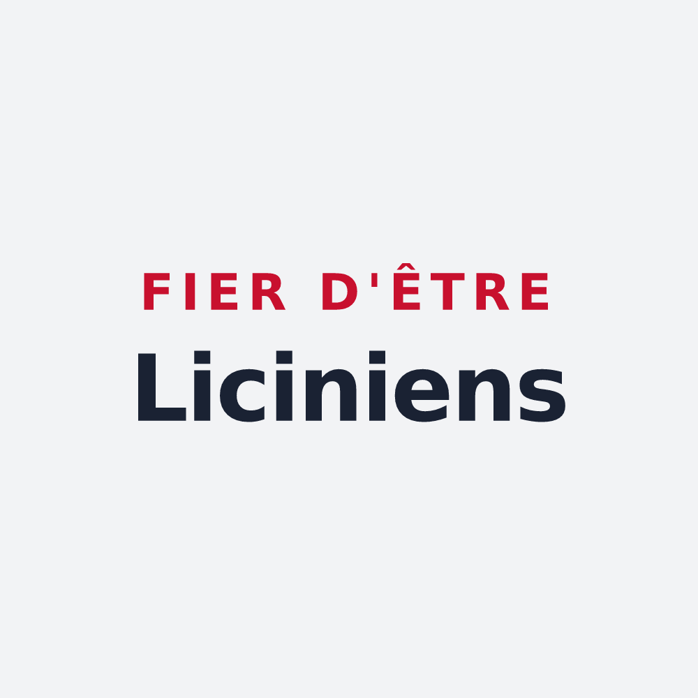 Poster « Fier d'être Liciniens » — design pour Sainte-Lizaigne