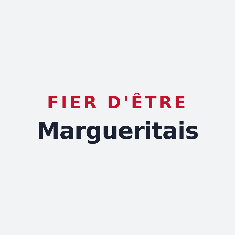 Poster « Fier d'être Margueritais » — design pour Sainte-Marguerite-sur-Duclair