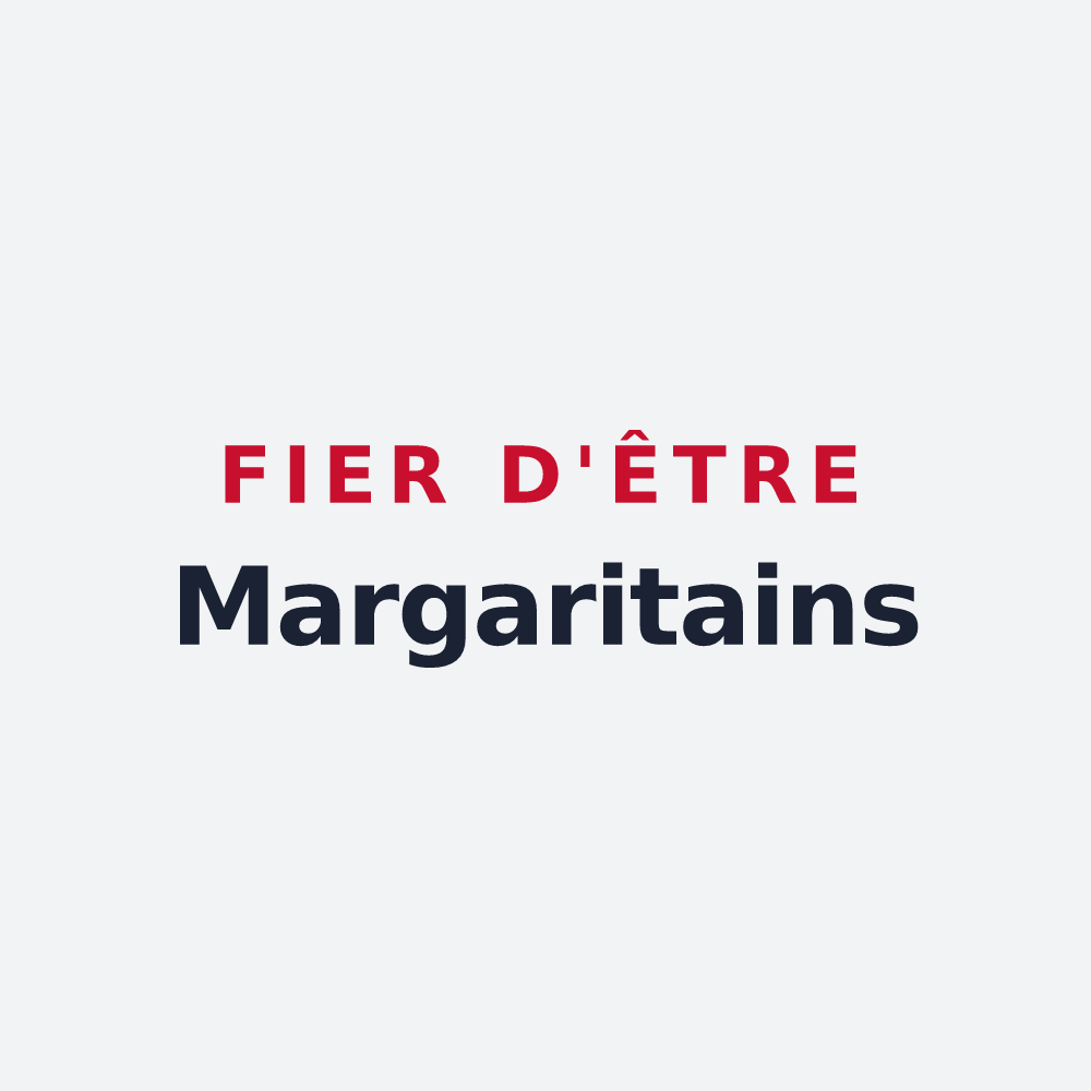 Poster « Fier d'être Margaritains » — design pour Sainte-Marguerite