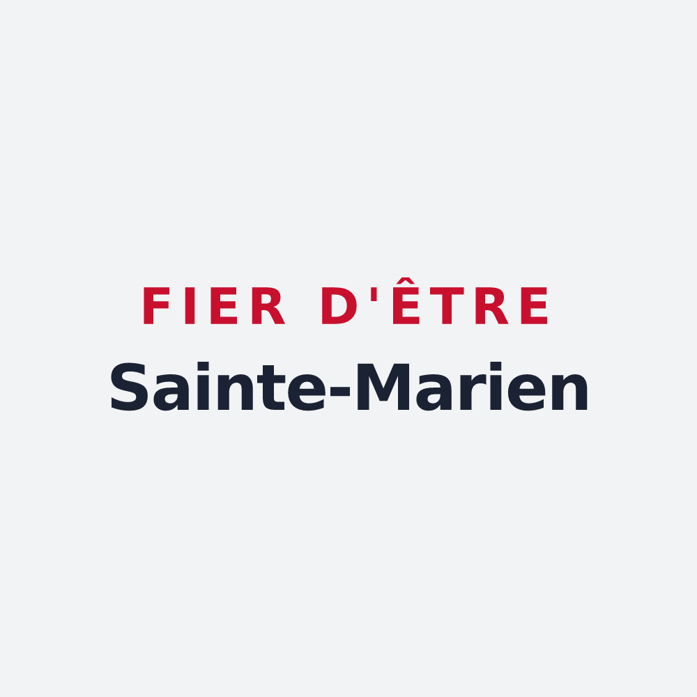 Poster « Fier d'être Sainte-Marien » — design pour Sainte-Marie-aux-Mines