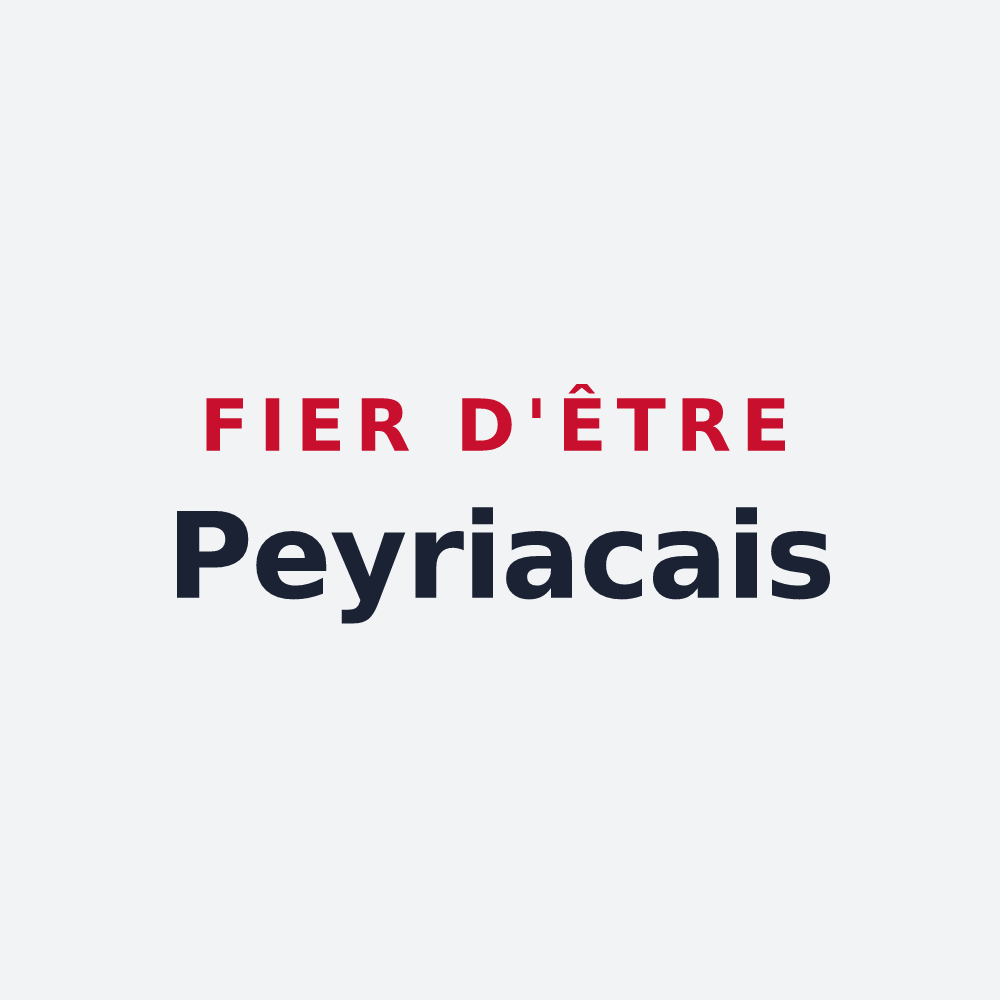 Poster « Fier d'être Peyriacais » — design pour Sainte-Maure-de-Peyriac