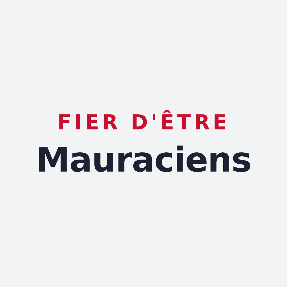 Poster « Fier d'être Mauraciens » — design pour Sainte-Maure