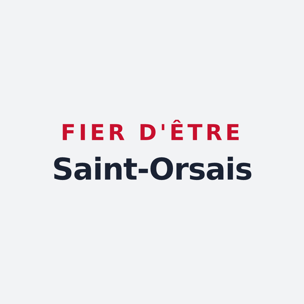 Poster « Fier d'être Saint-Orsais » — design pour Sainte-Orse