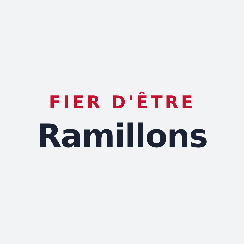 Poster « Fier d'être Ramillons » — design pour Sainte-Ramée