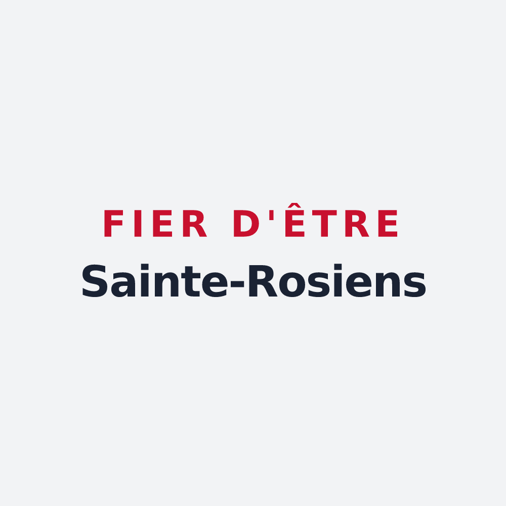 Poster « Fier d'être Sainte-Rosiens » — design pour Sainte-Rose