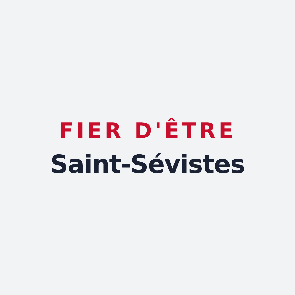 Poster « Fier d'être Saint-Sévistes » — design pour Sainte-Sève