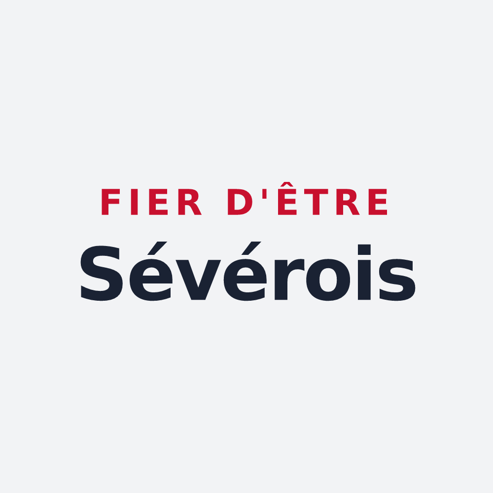 Poster « Fier d'être Sévérois » — design pour Sainte-Sévère-sur-Indre