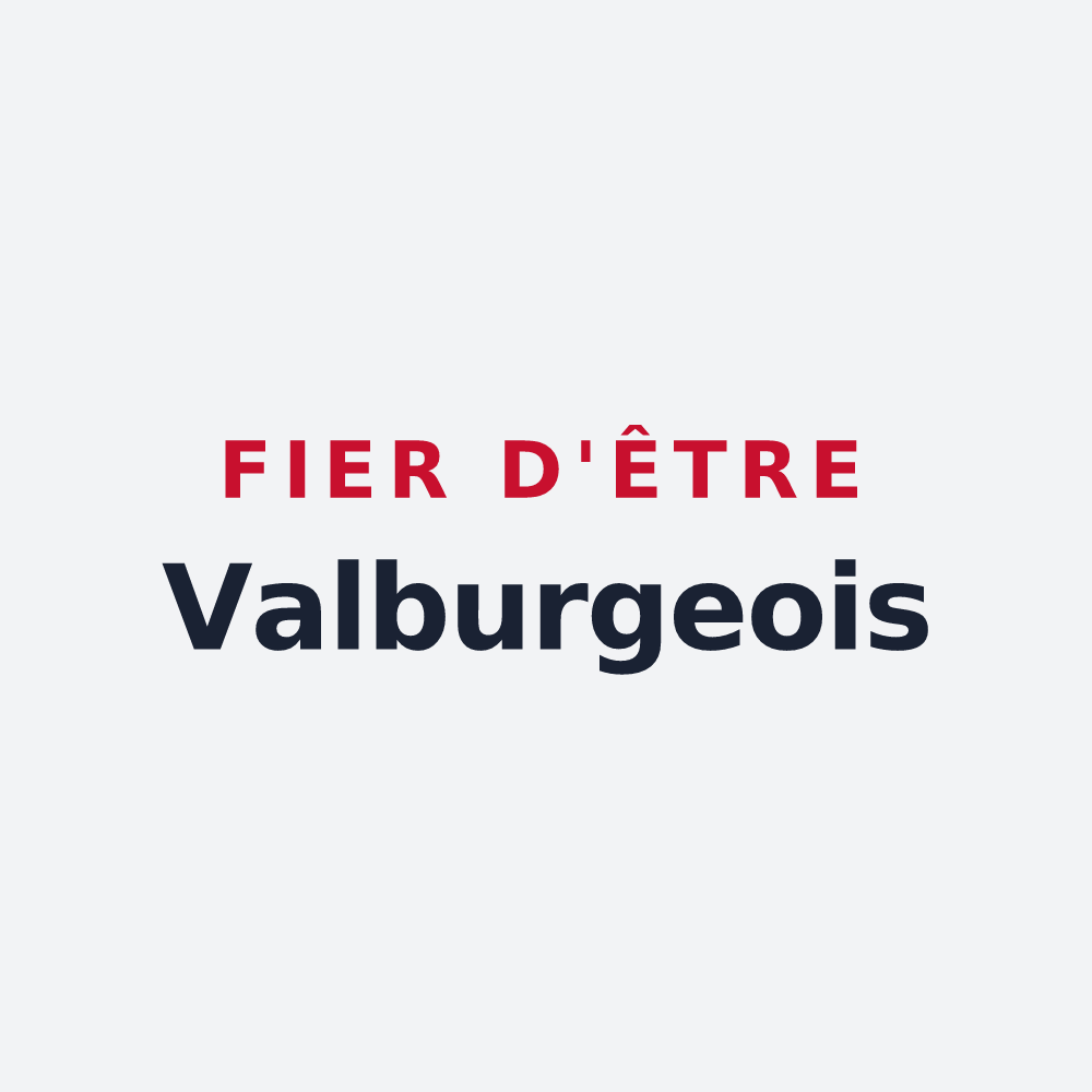 Poster « Fier d'être Valburgeois » — design pour Sainte-Vaubourg