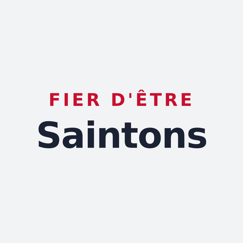 Poster « Fier d'être Saintons » — design pour Saints-en-Puisaye