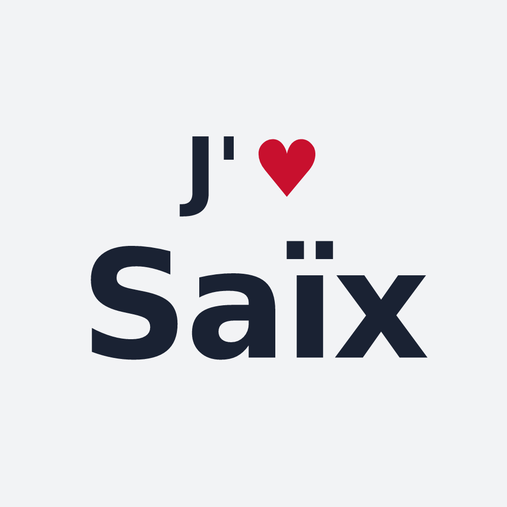 Poster personnalisé Saïx — design J'aime Saïx