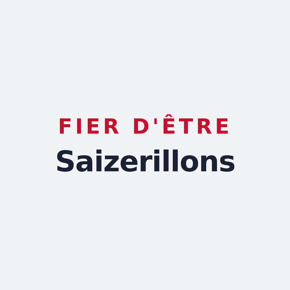Poster « Fier d'être Saizerillons » — design pour Saizerais
