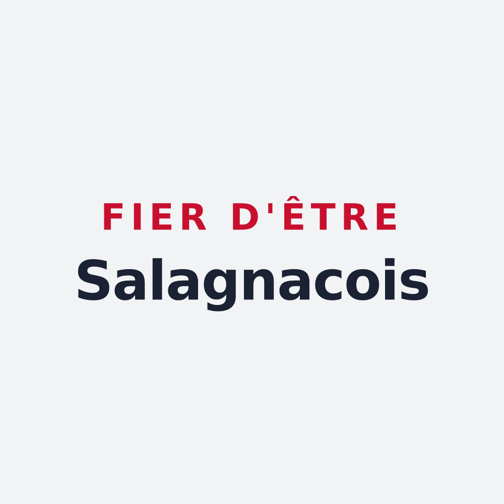 Poster « Fier d'être Salagnacois » — design pour Salagnac