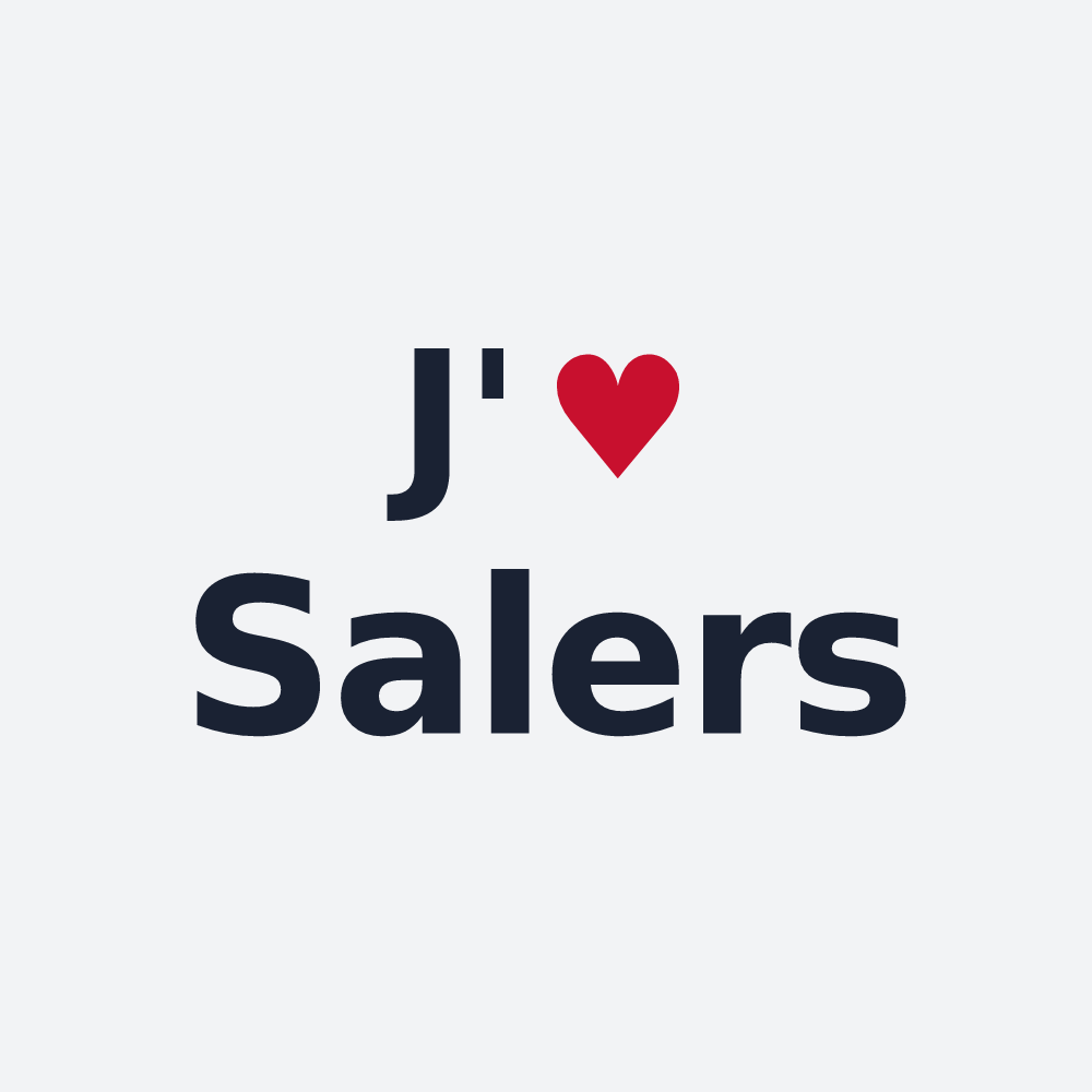 Poster personnalisé Salers — design J'aime Salers
