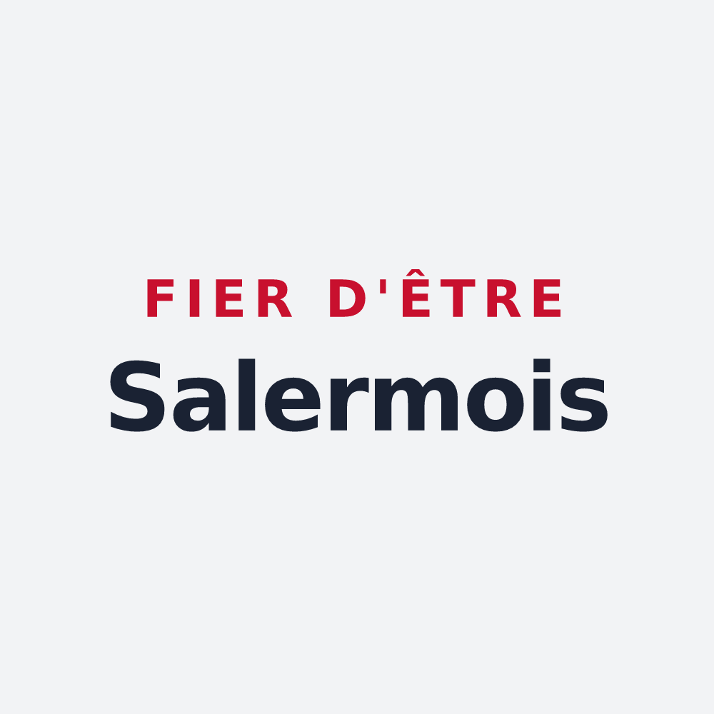 Poster « Fier d'être Salermois » — design pour Salherm
