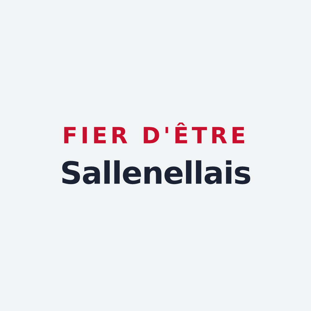 Poster « Fier d'être Sallenellais » — design pour Sallenelles