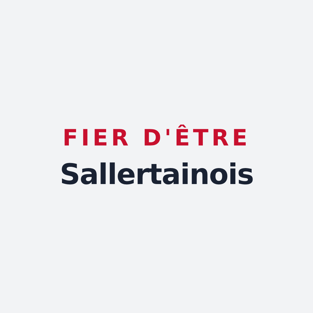 Poster « Fier d'être Sallertainois » — design pour Sallertaine