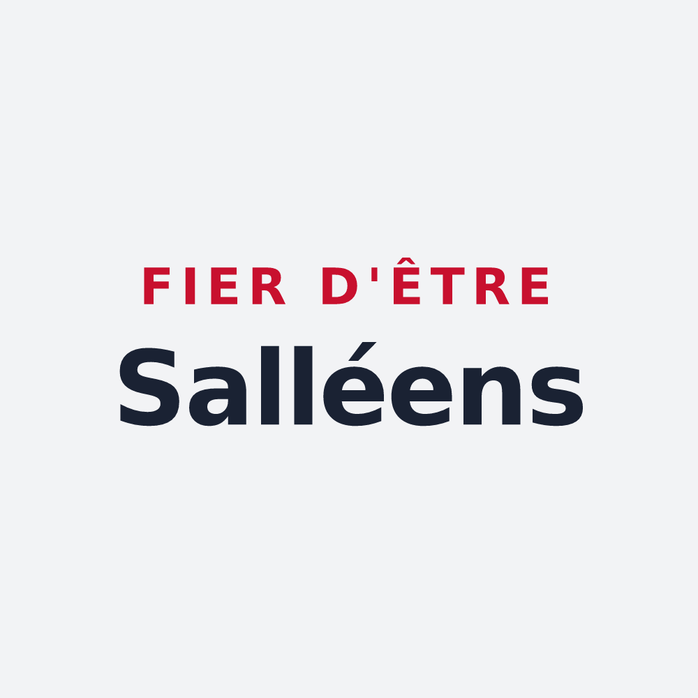 Poster « Fier d'être Salléens » — design pour Salles-d'Angles