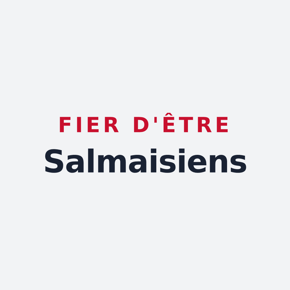 Poster « Fier d'être Salmaisiens » — design pour Salmaise