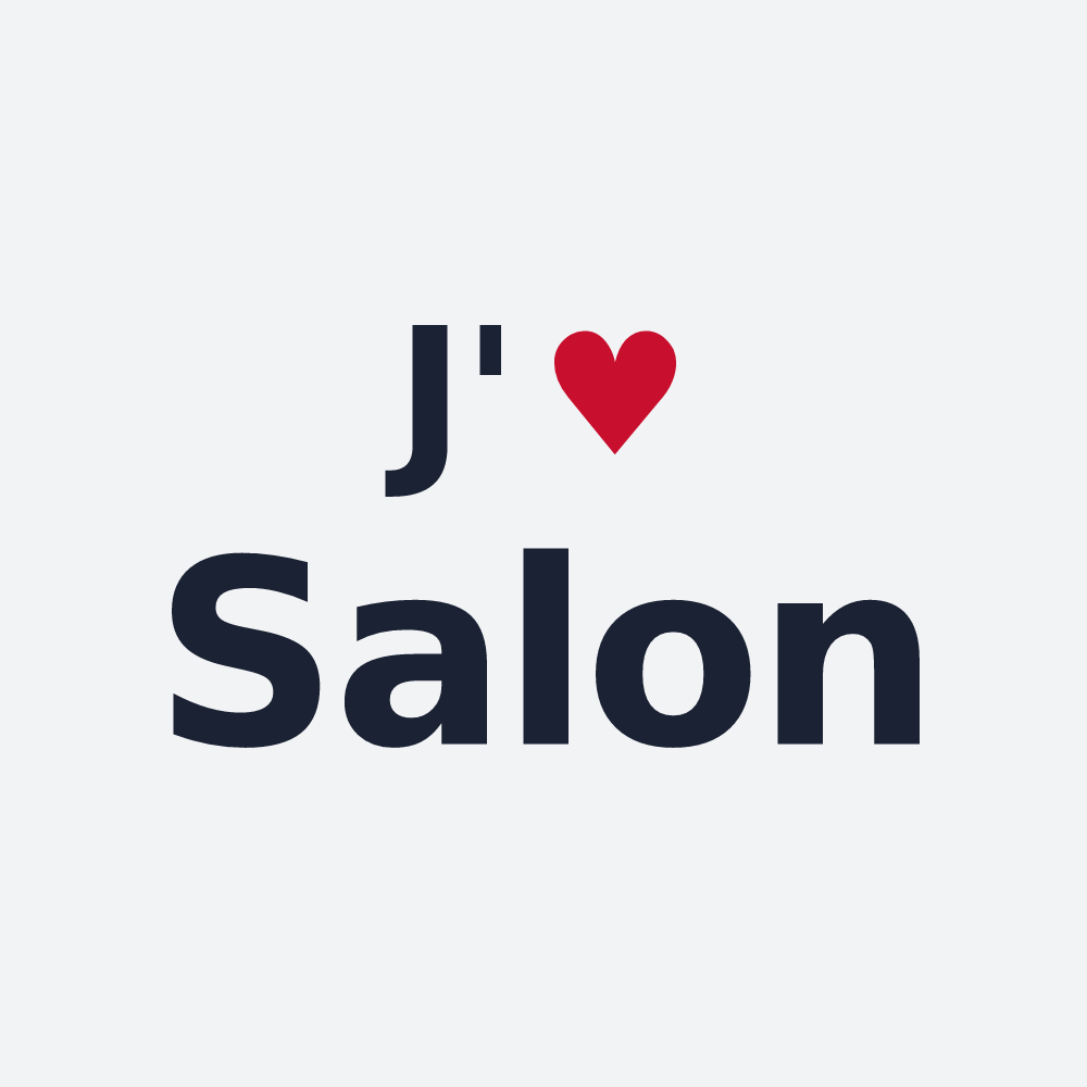 Poster personnalisé Salon — design « J'aime Salon » imprimé sur le poster