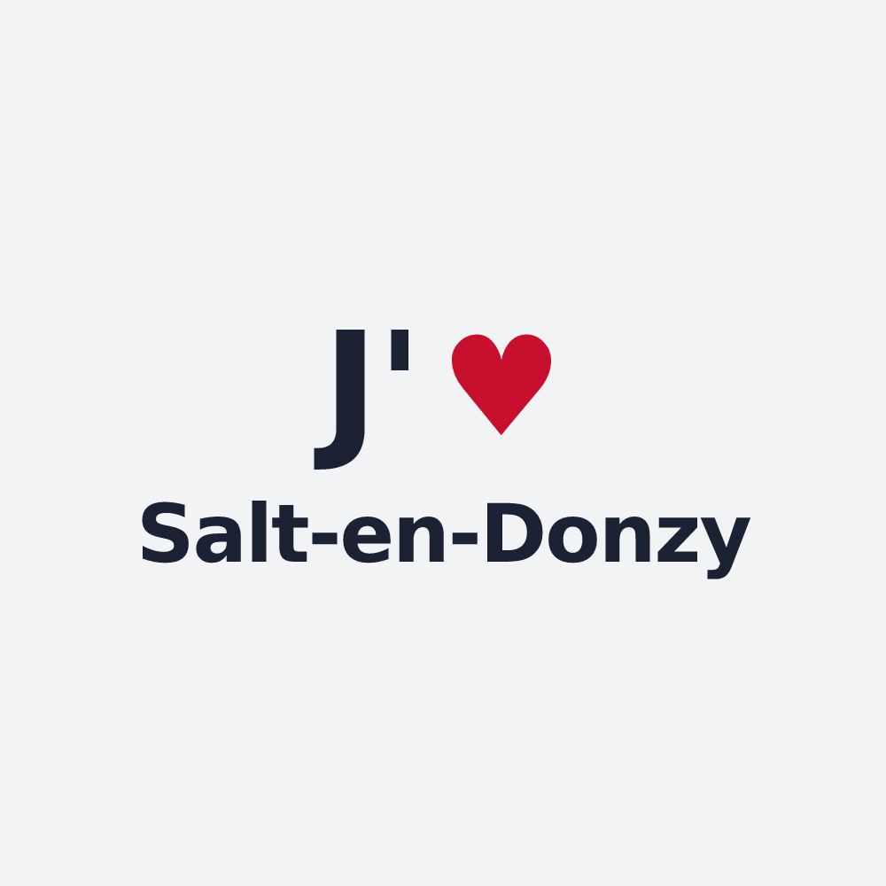 Poster personnalisé Salt-en-Donzy — design J'aime Salt-en-Donzy