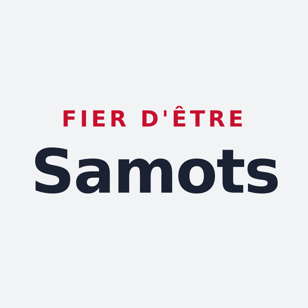 Poster « Fier d'être Samots » — design pour Sames