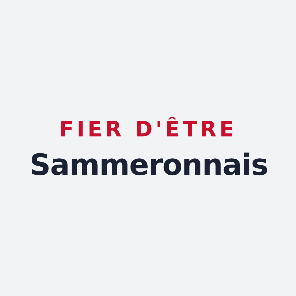 Poster « Fier d'être Sammeronnais » — design pour Sammeron