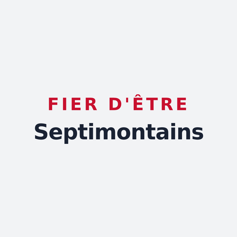 Poster « Fier d'être Septimontains » — design pour Samoëns