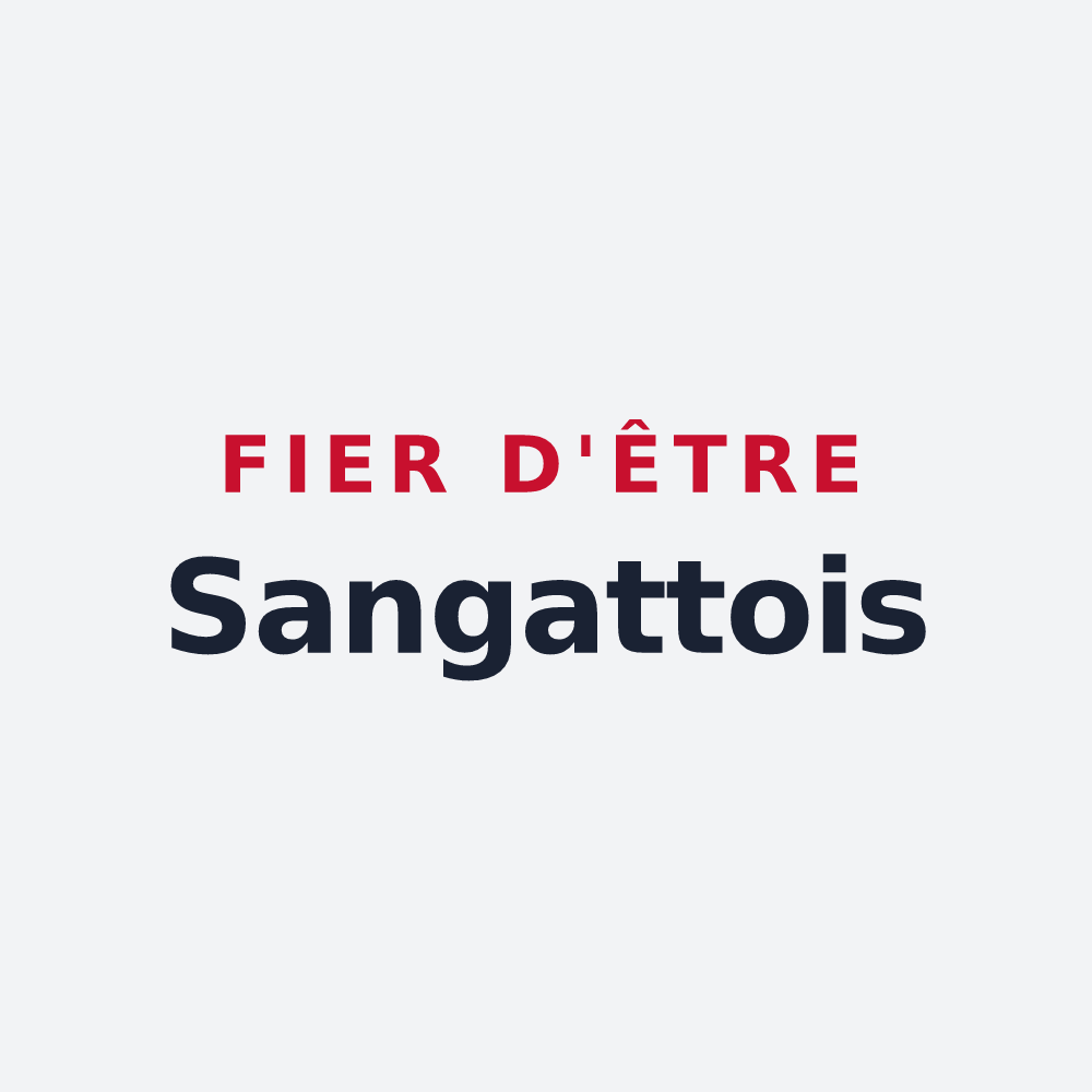 Poster « Fier d'être Sangattois » — design pour Sangatte