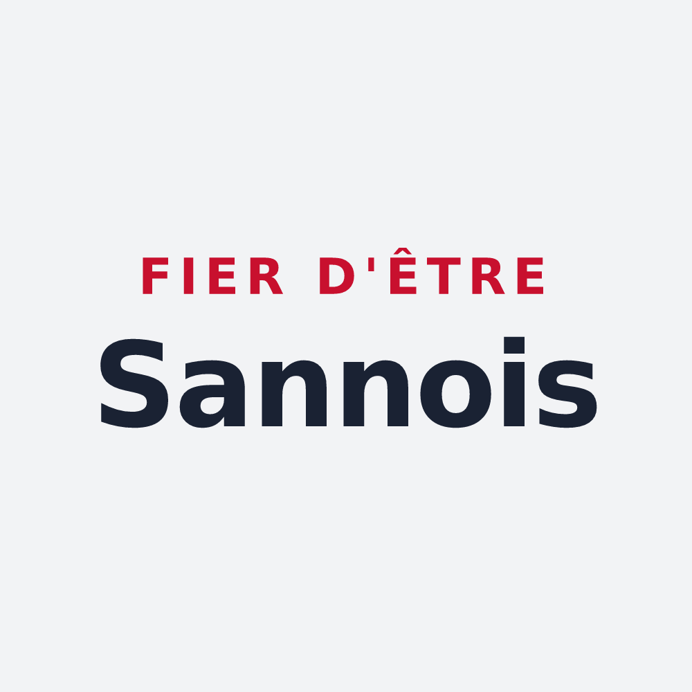 Poster « Fier d'être Sannois » — design pour Sannes