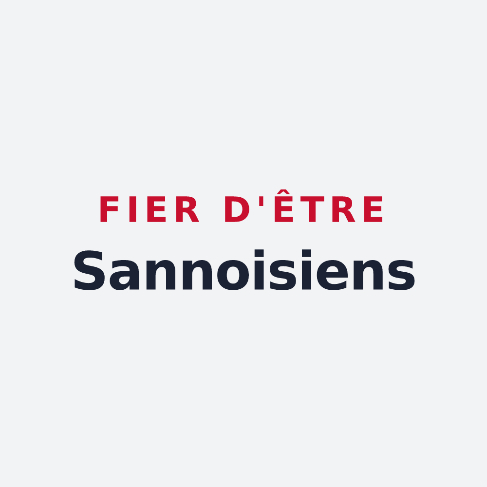 Poster « Fier d'être Sannoisiens » — design pour Sannois