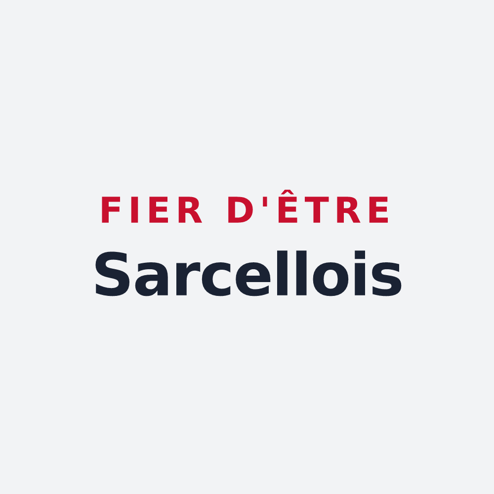 Poster « Fier d'être Sarcellois » — design pour Sarcelles