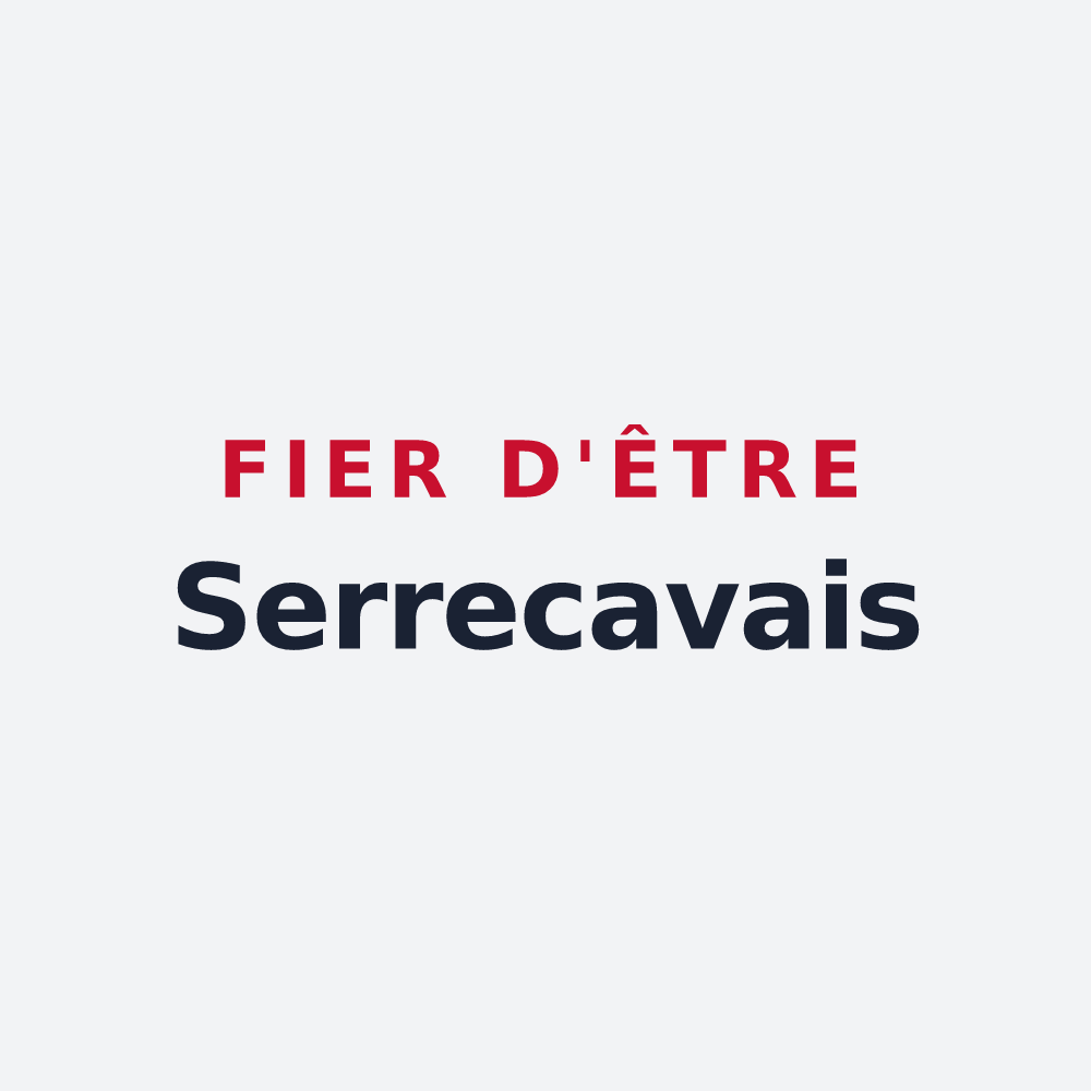 Poster « Fier d'être Serrecavais » — design pour Sarrecave