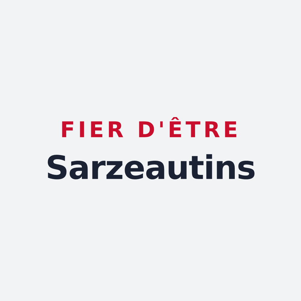 Poster « Fier d'être Sarzeautins » — design pour Sarzeau