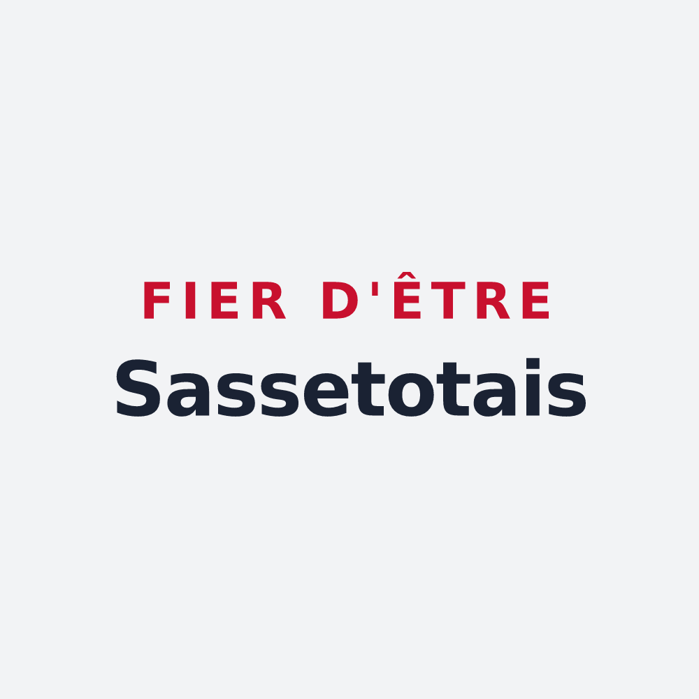 Poster « Fier d'être Sassetotais » — design pour Sassetot-le-Mauconduit