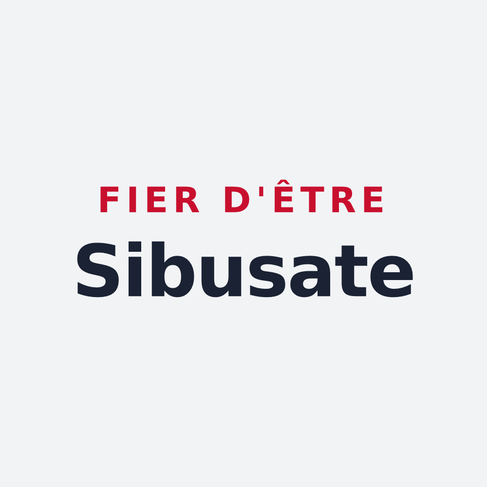 Poster « Fier d'être Sibusate » — design pour Saubusse