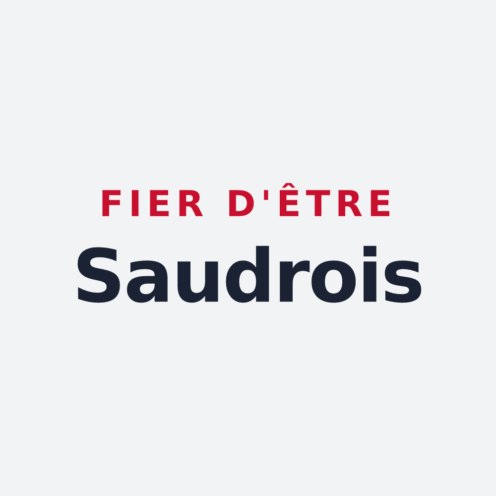 Poster « Fier d'être Saudrois » — design pour Saudrupt