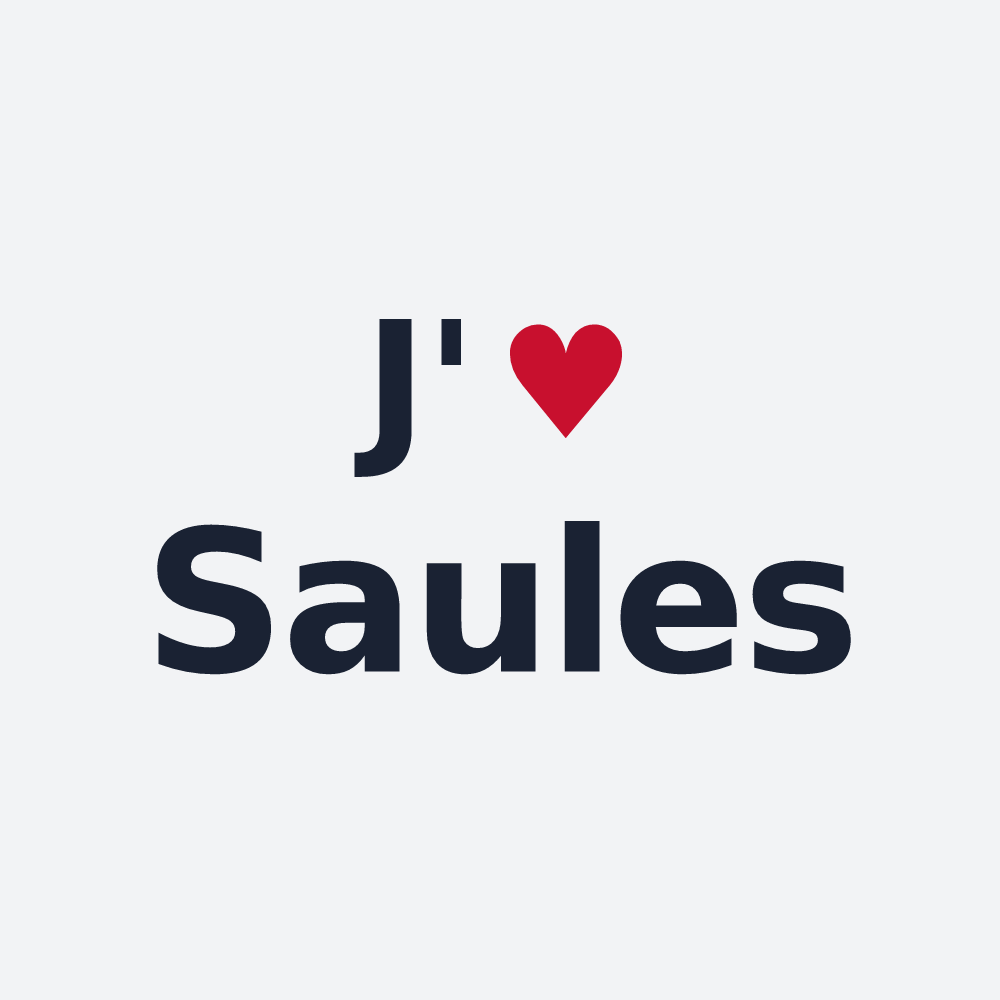 Poster personnalisé Saules — design J'aime Saules